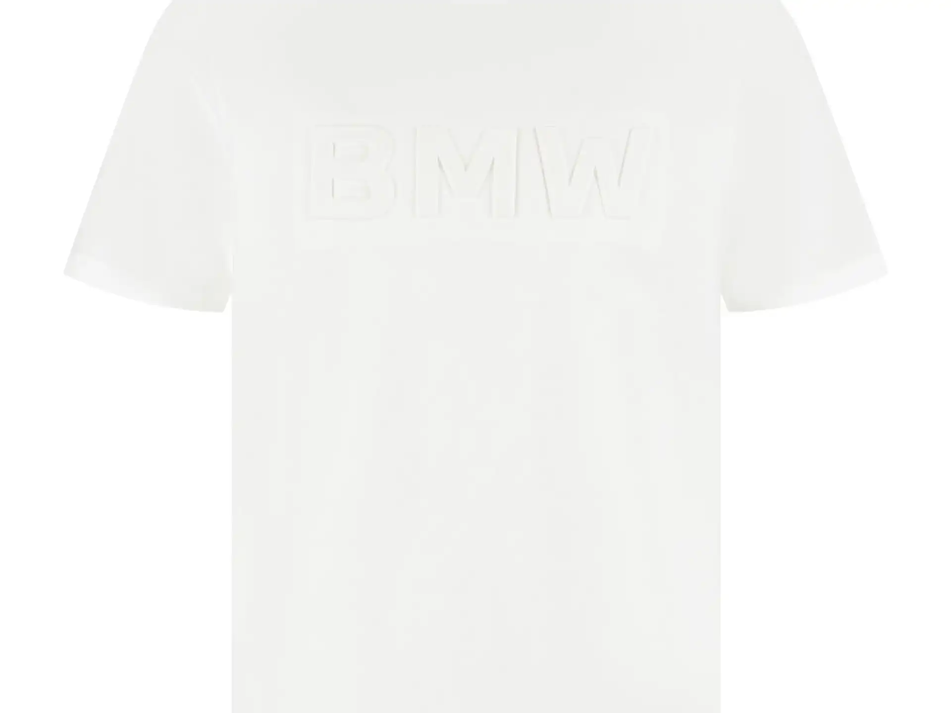 BMW T-Shirt geprägt unisex weiß