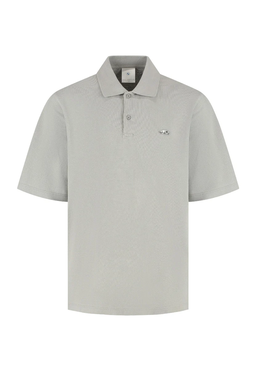 BMW Poloshirt Z1 Pixel Car Oversized grau