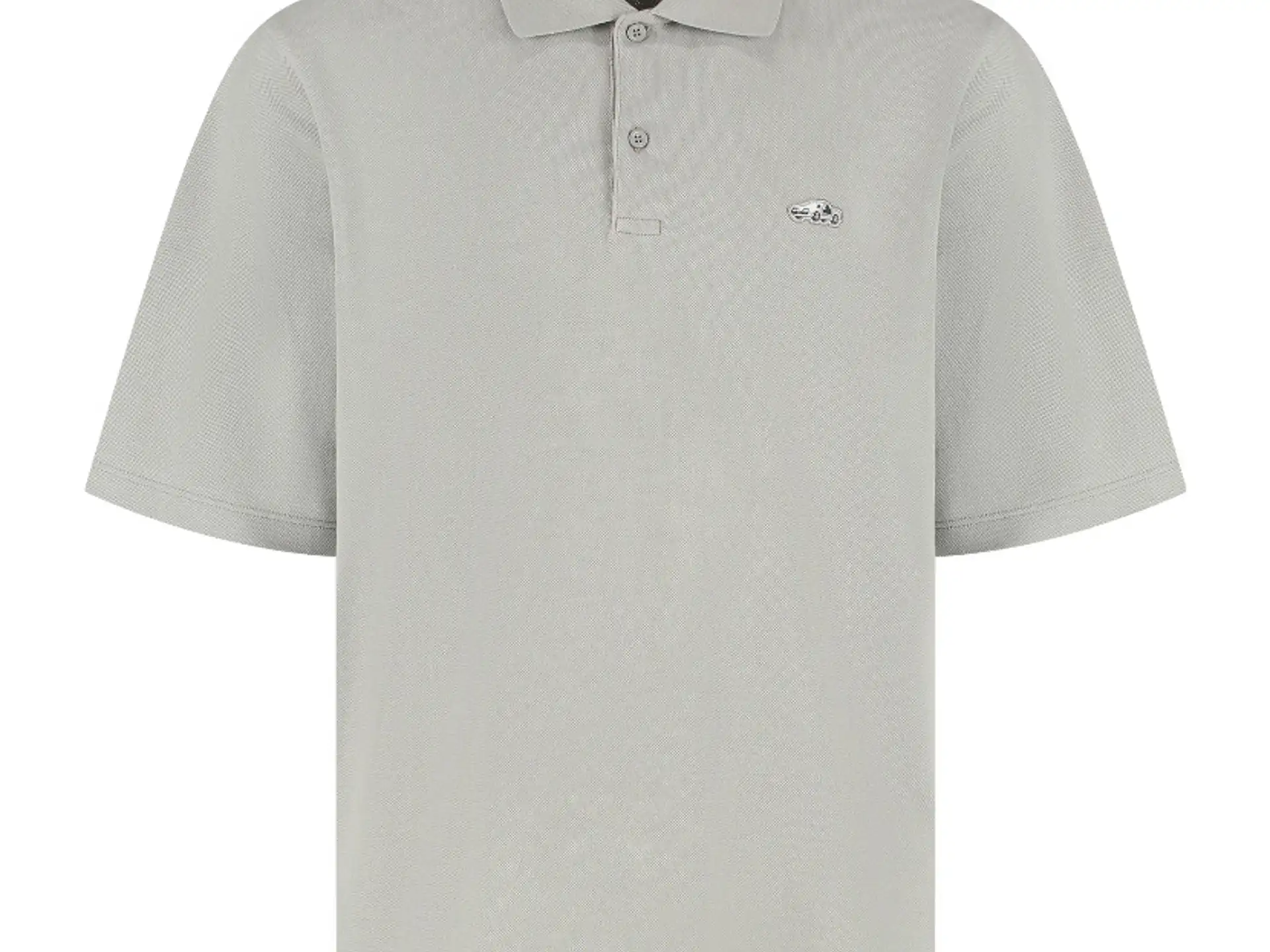 BMW Poloshirt Z1 Pixel Car Oversized grau