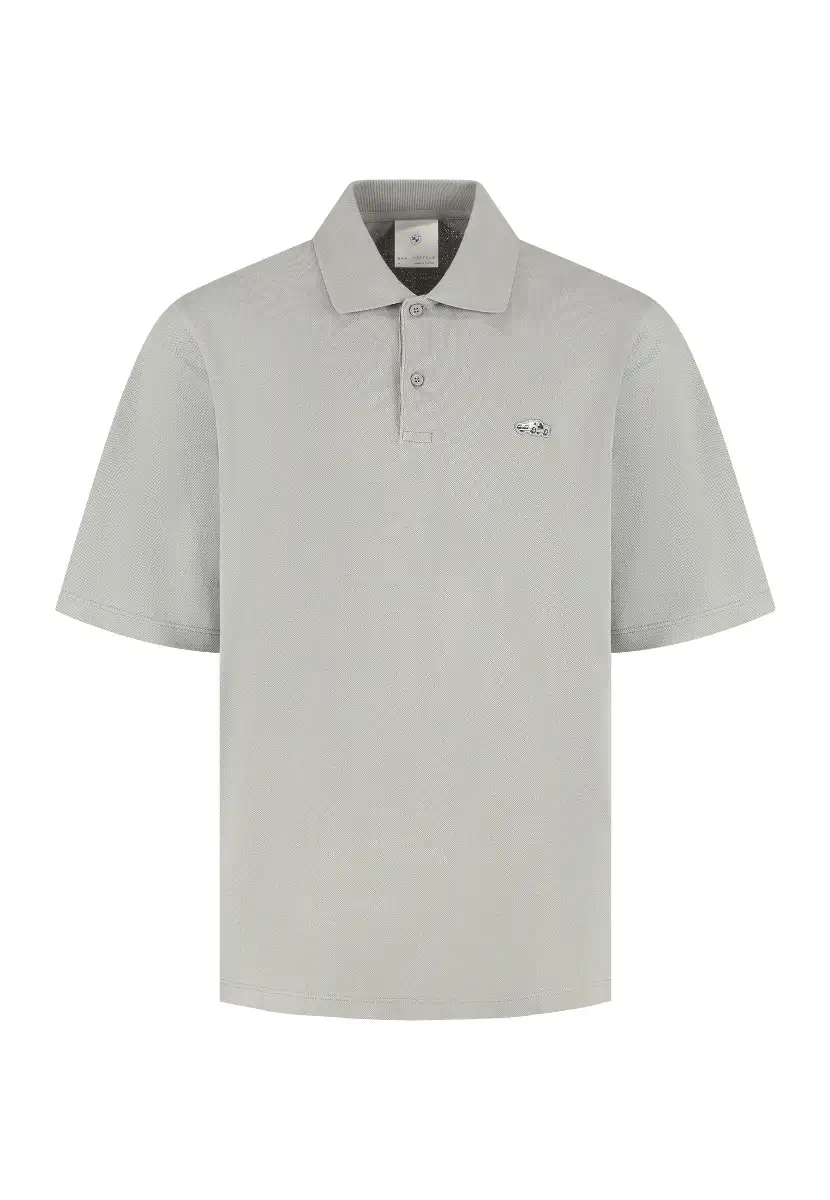 BMW Poloshirt Z1 Pixel Car Oversized grau