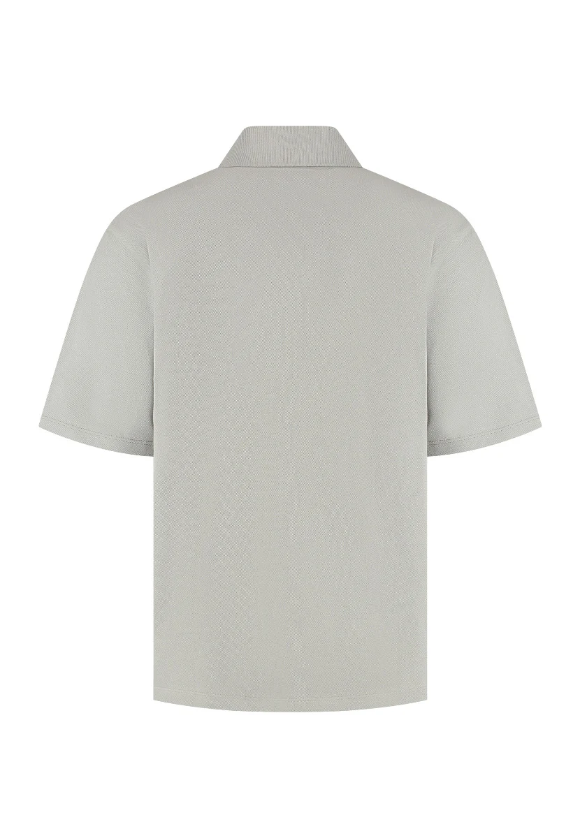 BMW Poloshirt Z1 Pixel Car Oversized grau