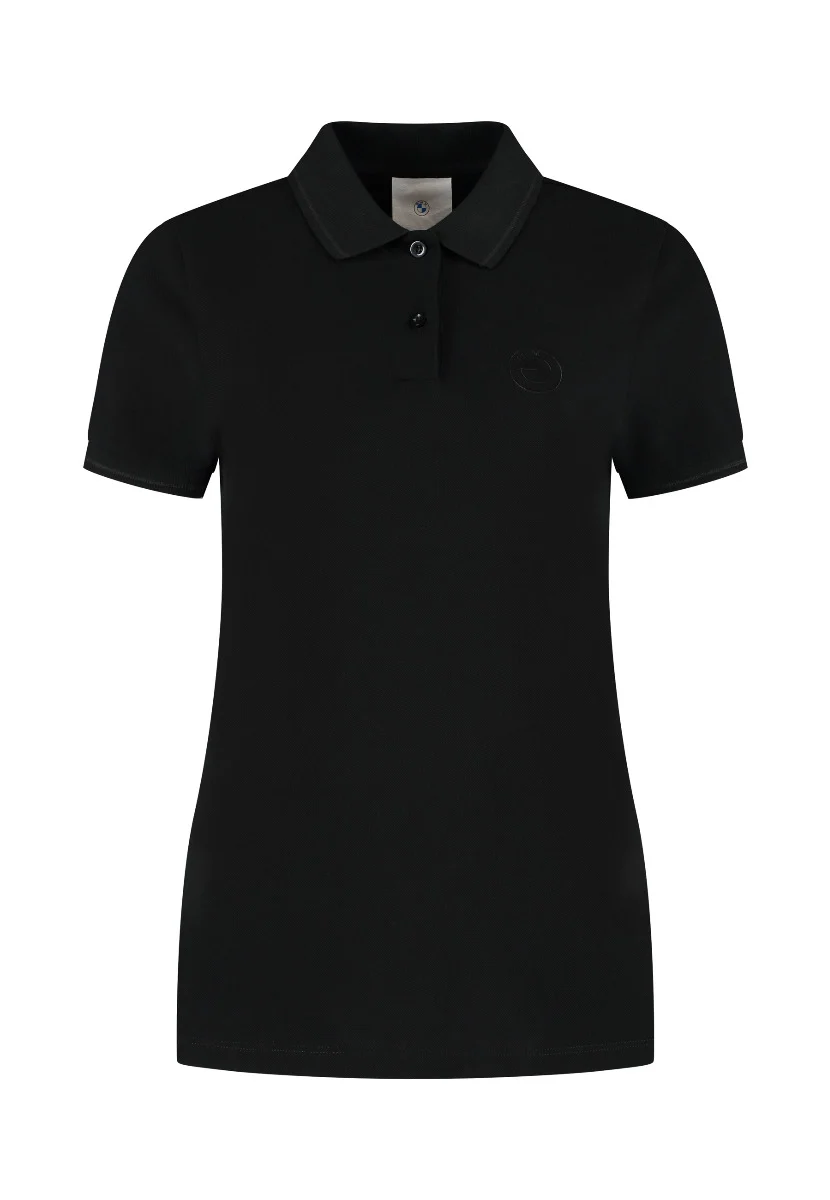 BMW Poloshirt Damen schwarz