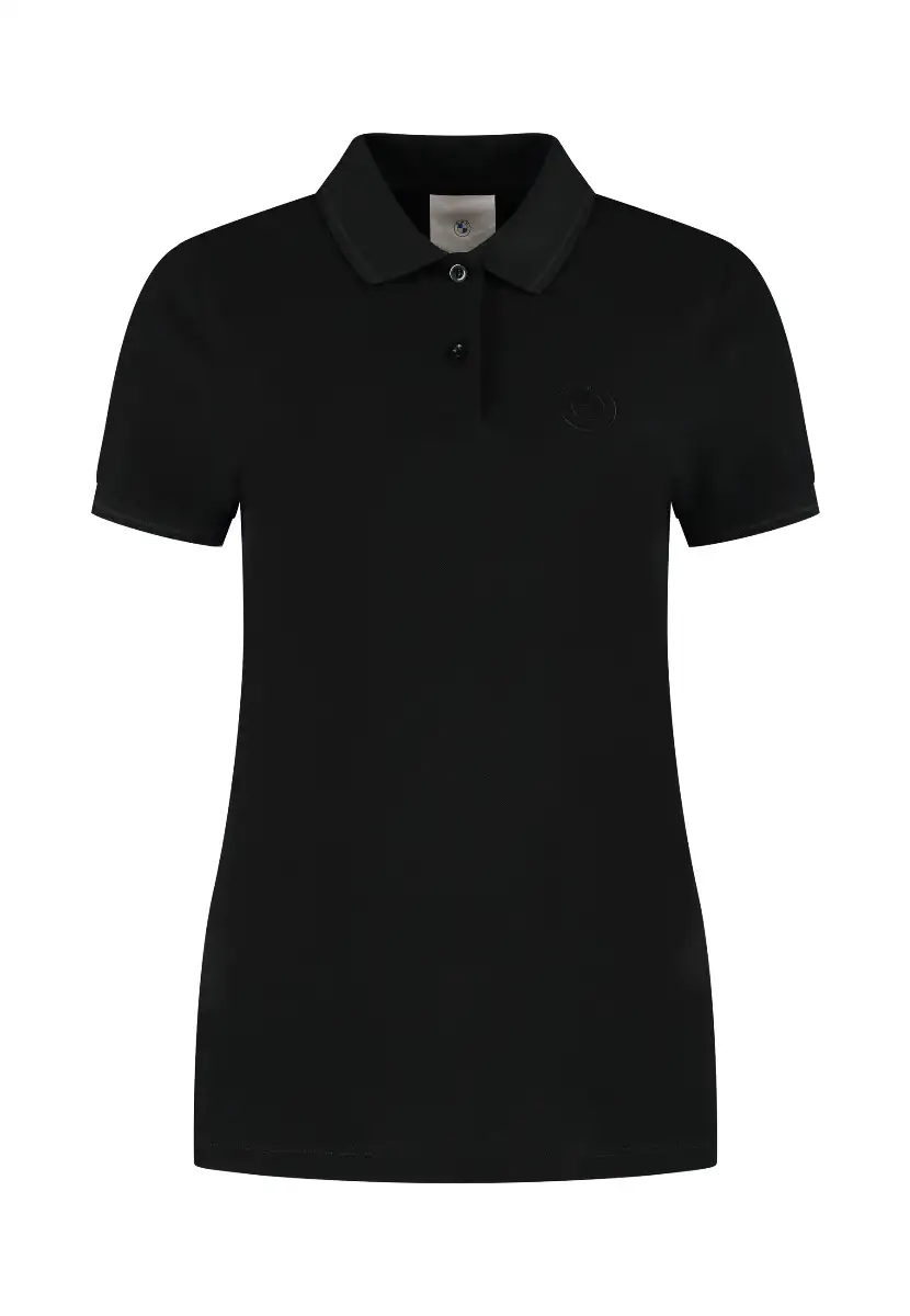 BMW Poloshirt Damen schwarz