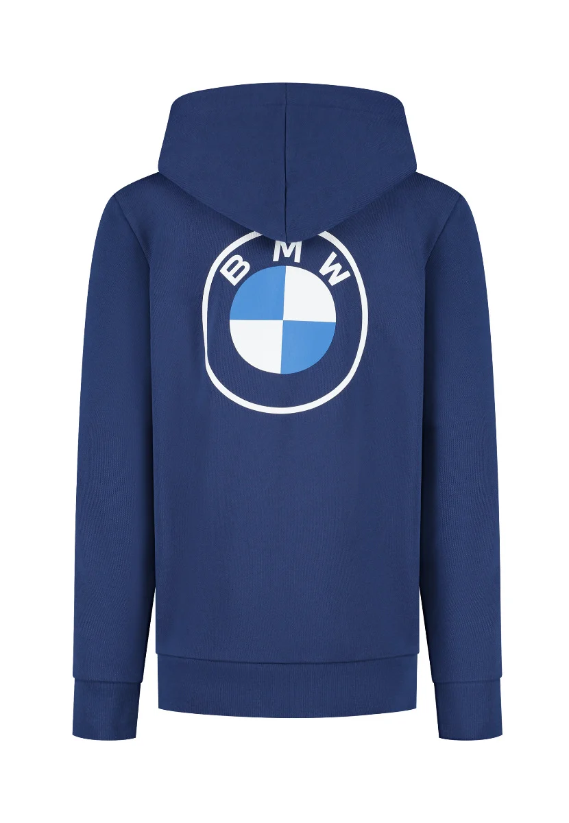 BMW Sweathoodie Logo reverse Kinder blau
