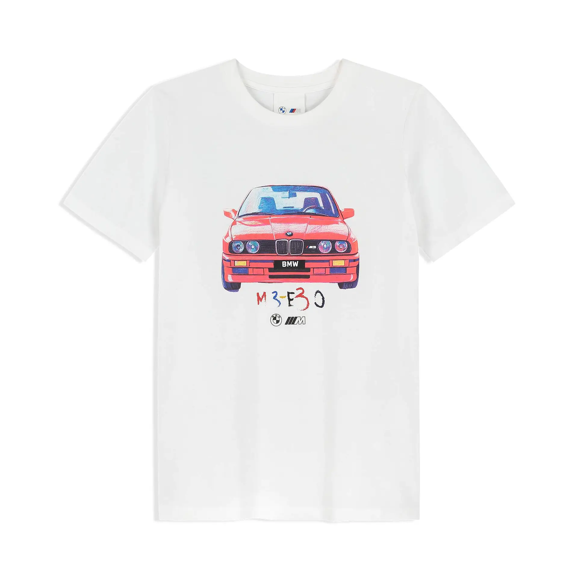 BMW M T-Shirt Grafik Kinder weiß
