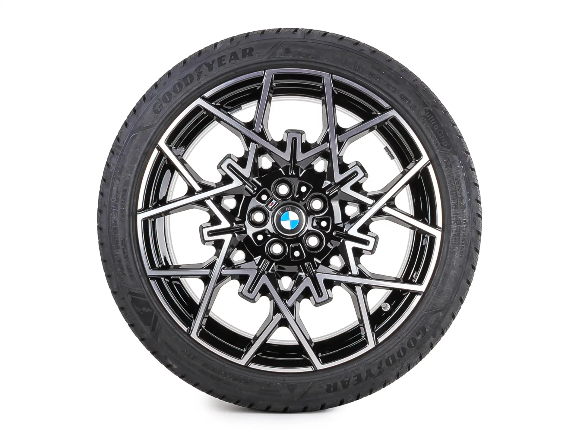 BMW Winterkompletträder M Kreuzspeiche 1139M jet black uni 19 Zoll RDCi (Mischbereifung) 3er G50