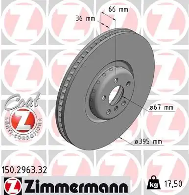 ZIMMERMANN Bremsscheibe IZIN150296332