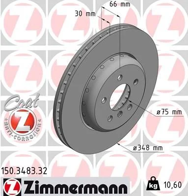 ZIMMERMANN Bremsscheibe IZIN150348332