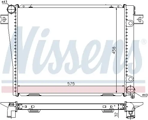 NISSENS Kühler, Motorkühlung INIS60602A