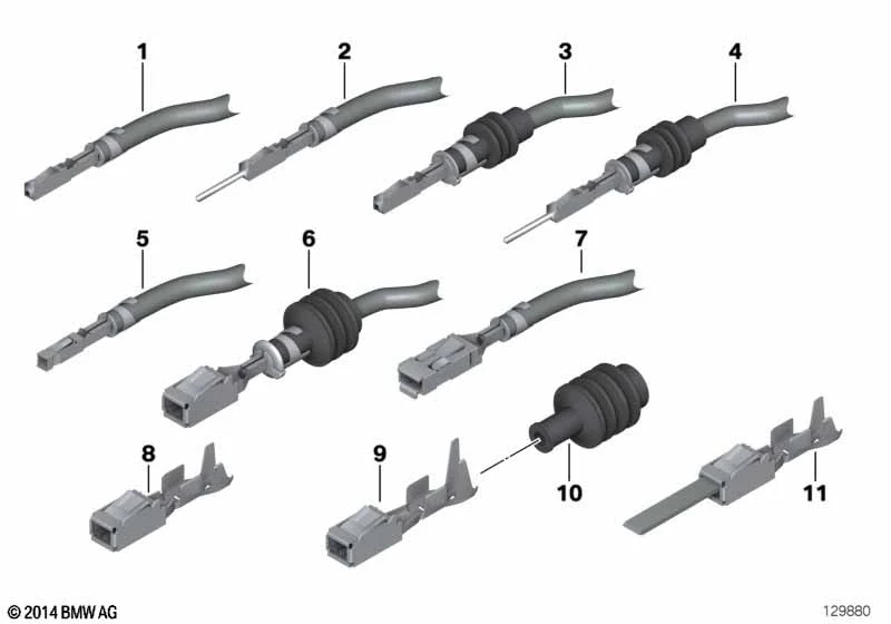 BMW Buchsenkontakt ELO-Power mit Kabel (1,5-2,5mm²)