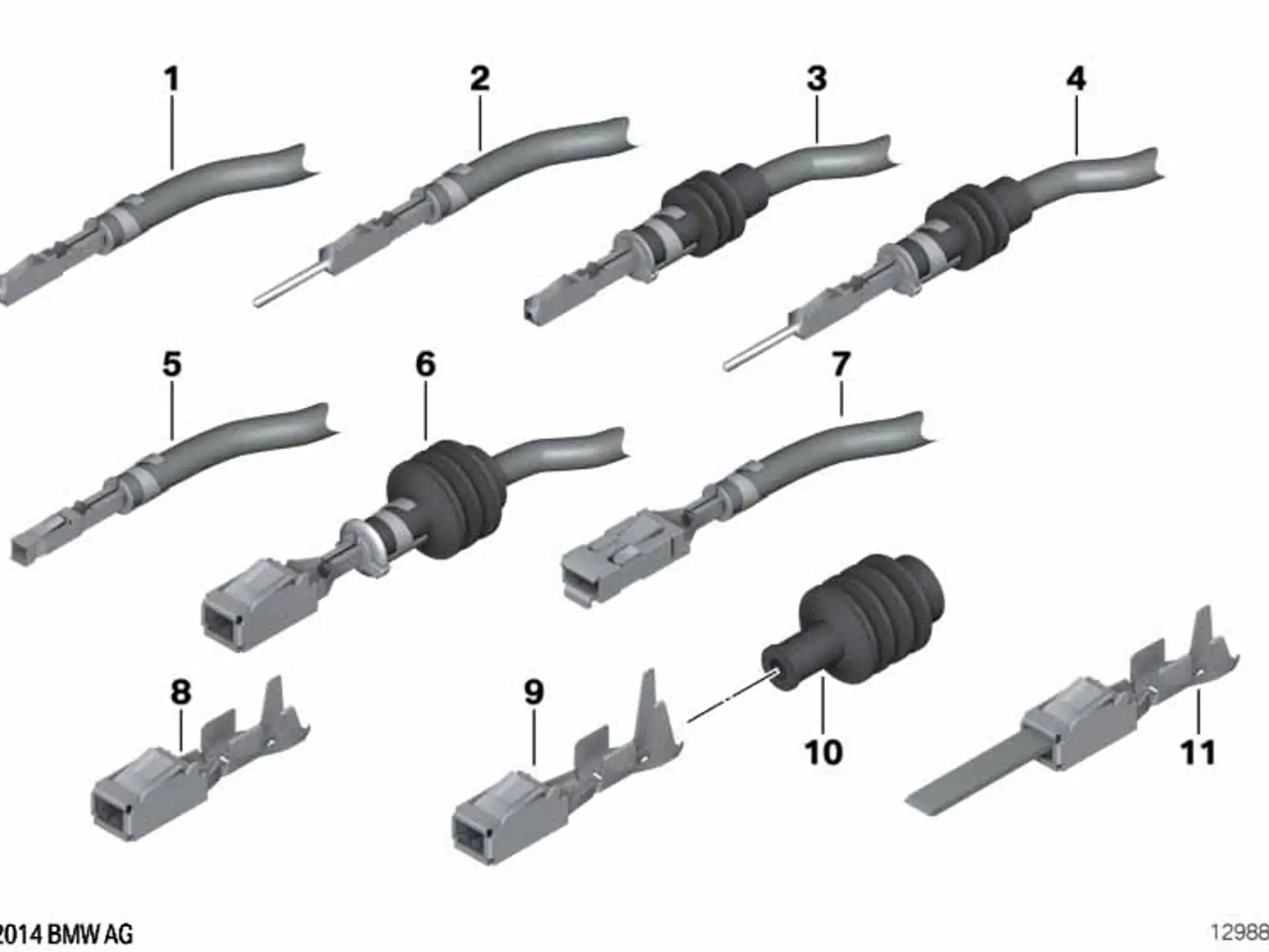 BMW Buchsenkontakt ELO-Power mit Kabel (1,5-2,5mm²)