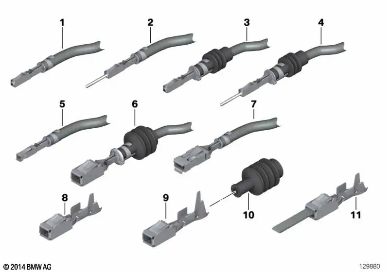 BMW Buchsenkontakt ELO-Power mit Kabel (1,5-2,5mm²)
