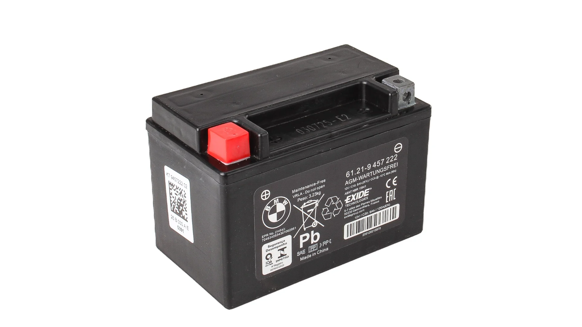 BMW Motorrad Batterie AGM LTX9 12V 9Ah - 61218389127