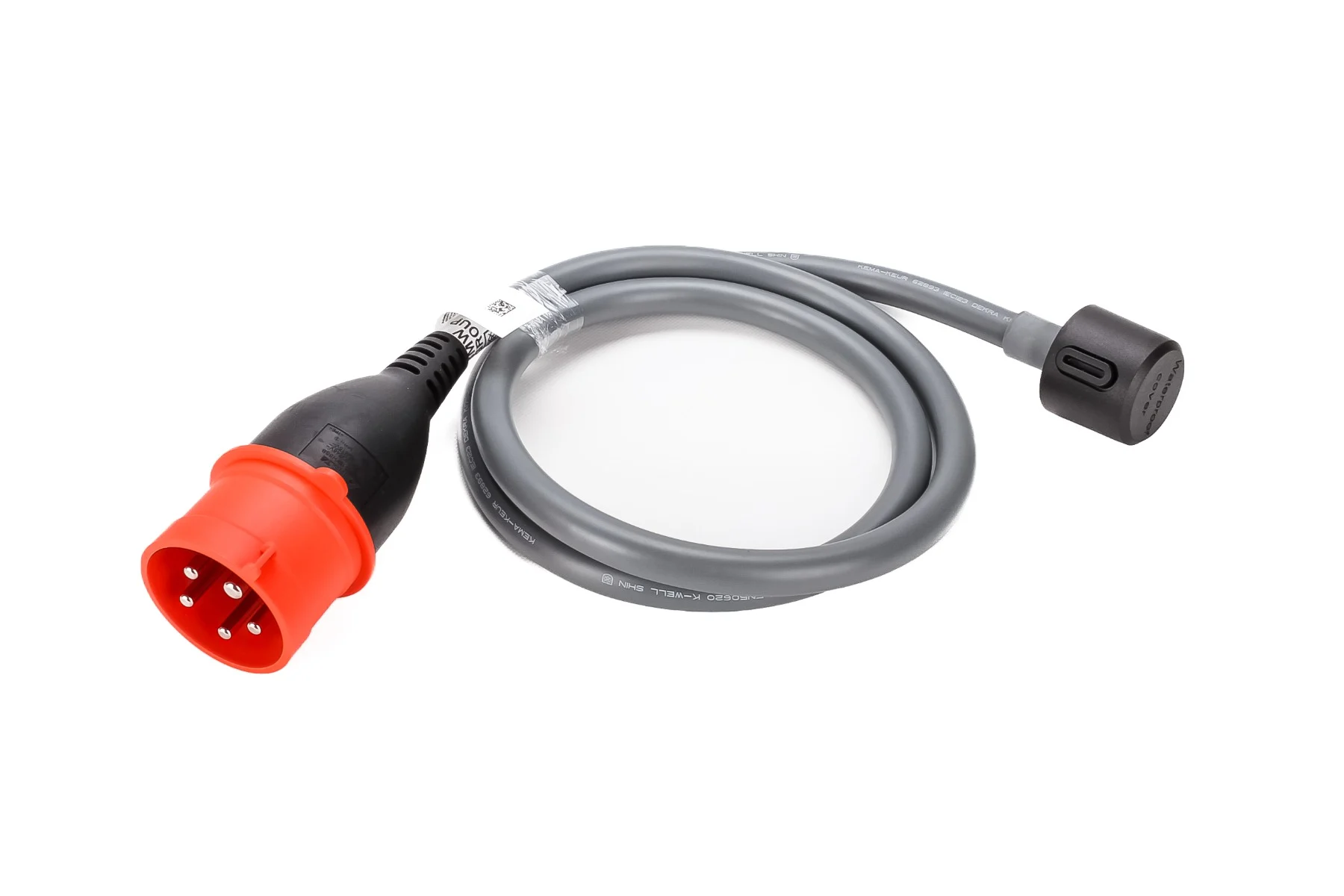 Adapterkabel CEE 16 A (rot, 3-phasig) für Flexible Fast Charger 1.0-2