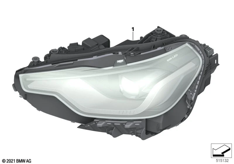 BMW Scheinwerfer LED AHL High links 2er G42