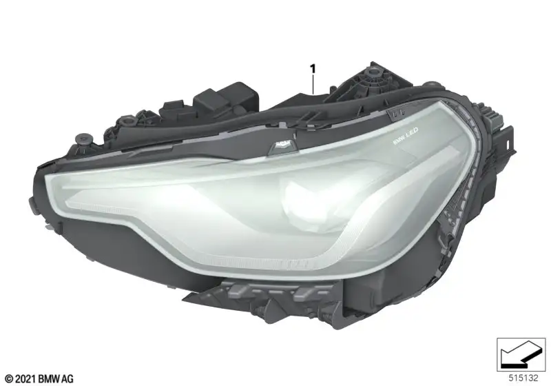 BMW Scheinwerfer LED AHL High links 2er G42