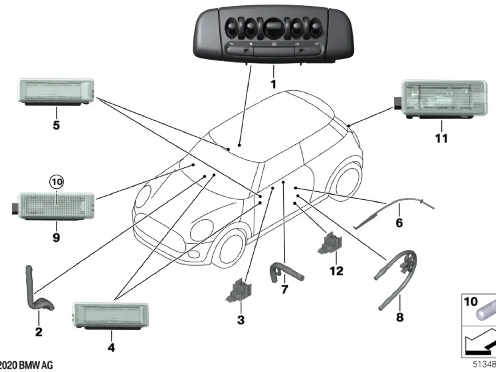 MINI Innenleuchte F57