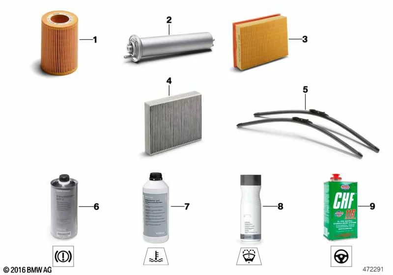 BMW Satz Mikrofilter/Aktivkohlefilter 5er G30 G31 M5 F90 6er G32 7er G11 G12 8er G14 G15 G16 M8 F91 F92 F93 X5 G05 X5M F95 X6 G06 X6M F96 X7 G07 XM G09