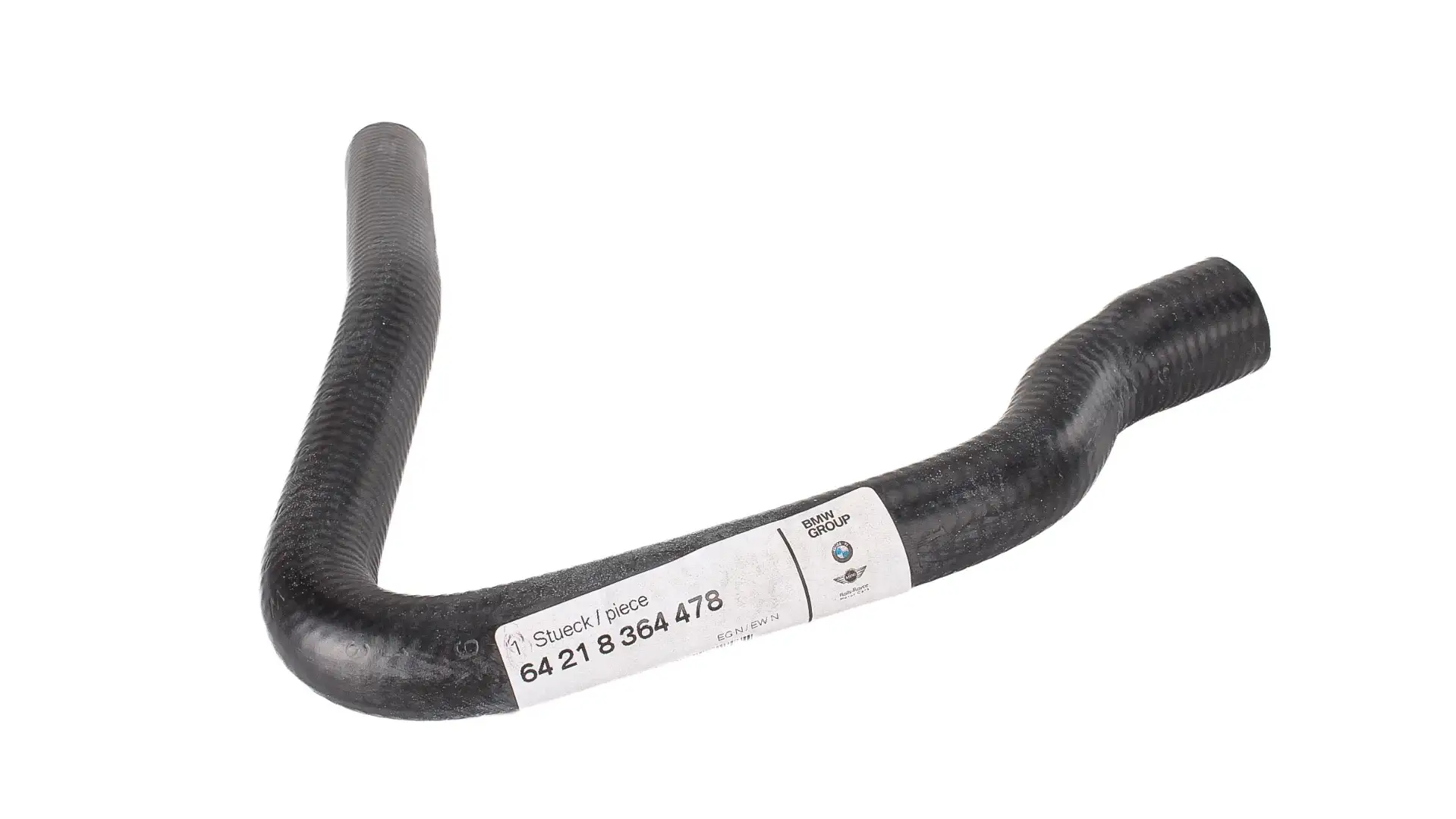 BMW Schlauch Doppelrohr 1-Umschaltventil E39 64218364478 - Bildpo