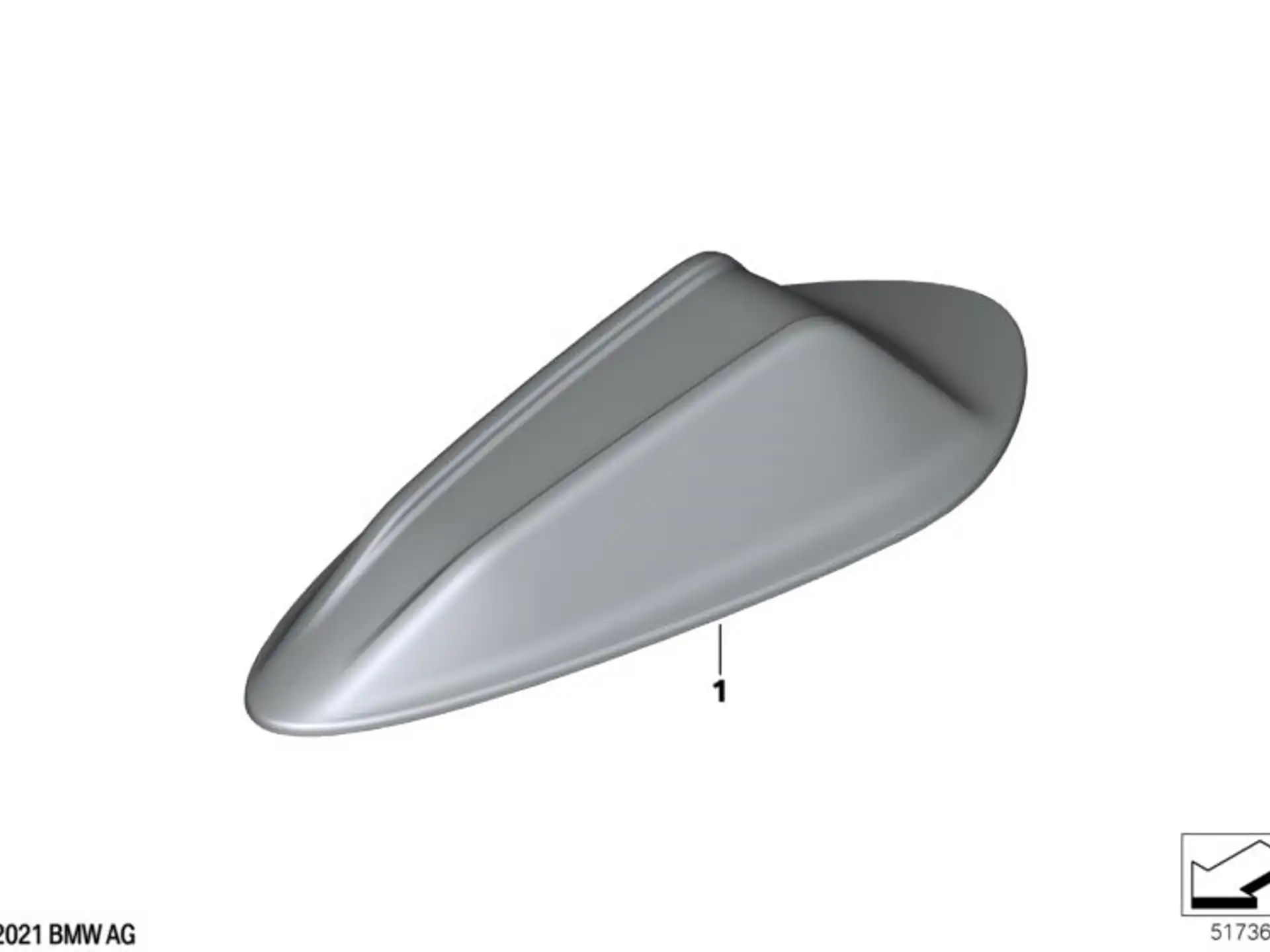 BMW Antennenabdeckung Aramid 65205A59AC9