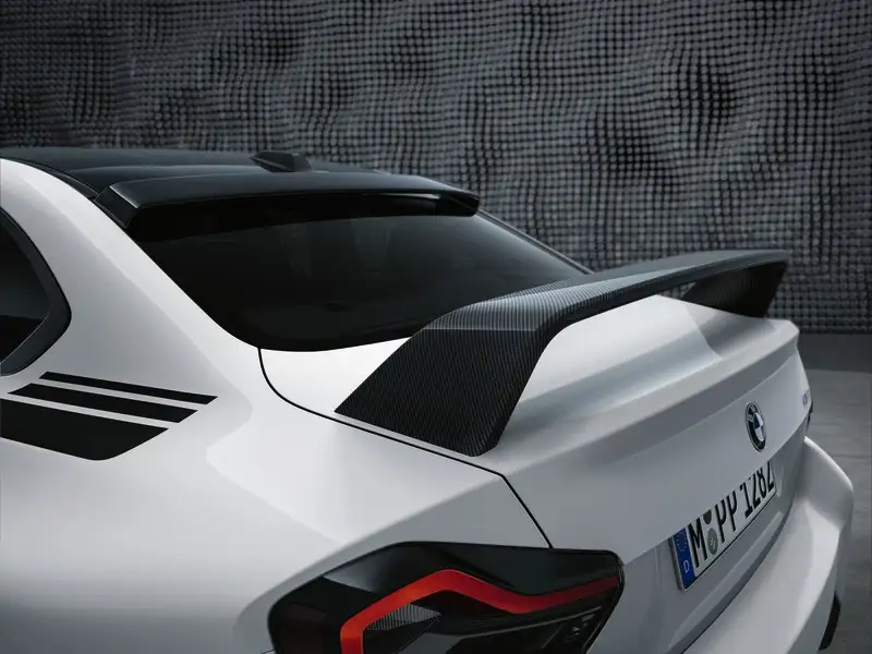 BMW M Performance Dachkantenspoiler schwarz hochglanz M2 G87