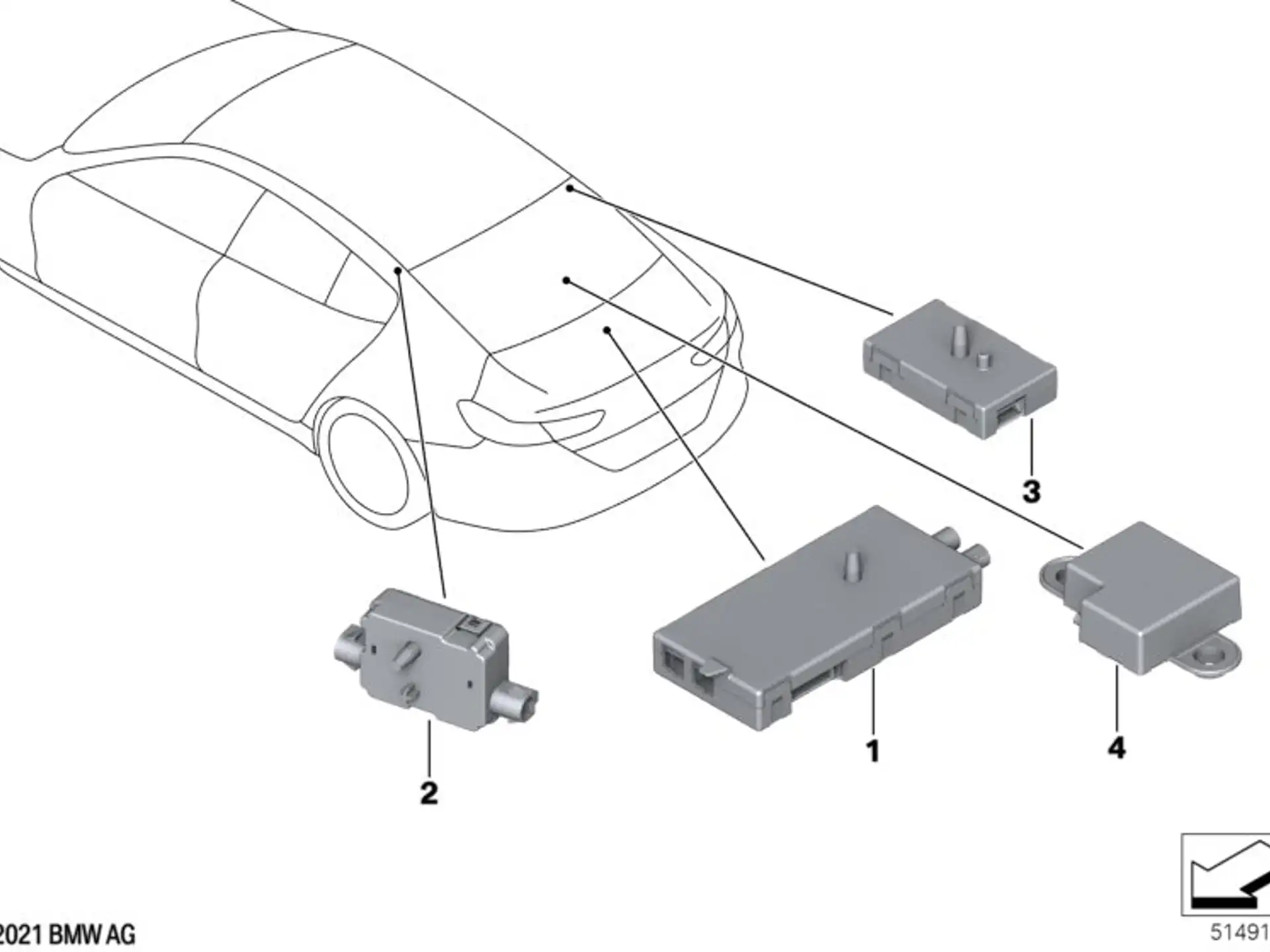BMW Antennenverstärker M8 F93 8er G16