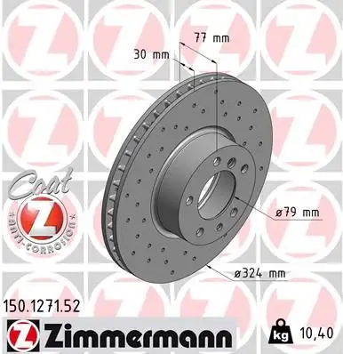 ZIMMERMANN Bremsscheibe IZIN150127152