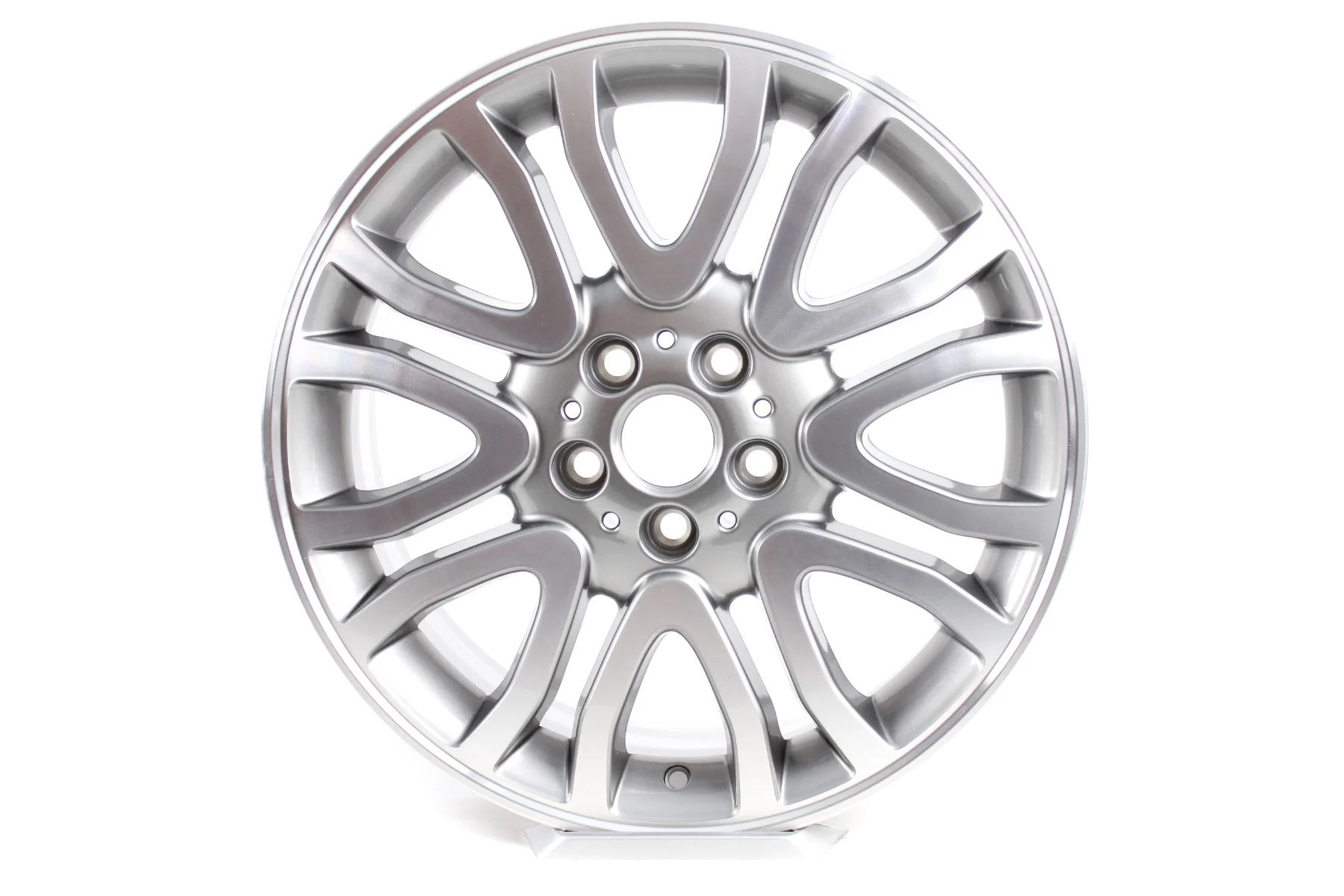 MINI Alufelge Vanity Spoke 504 bicolor (silber / glanzgedreht) 7J x 18 ET 54 Vorderachse / Hinterachse