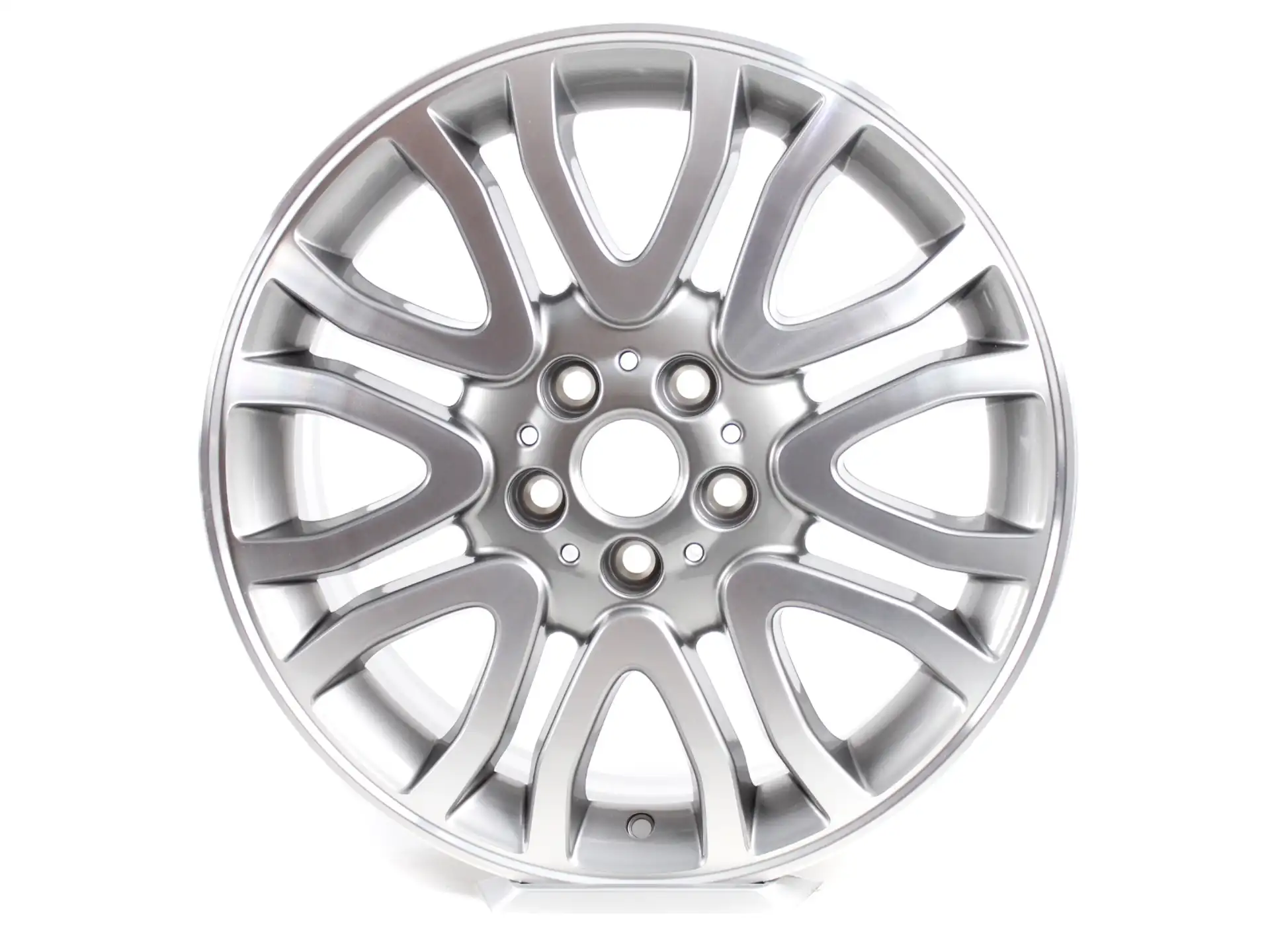 MINI Alufelge Vanity Spoke 504 bicolor (silber / glanzgedreht) 7J x 18 ET 54 Vorderachse / Hinterachse