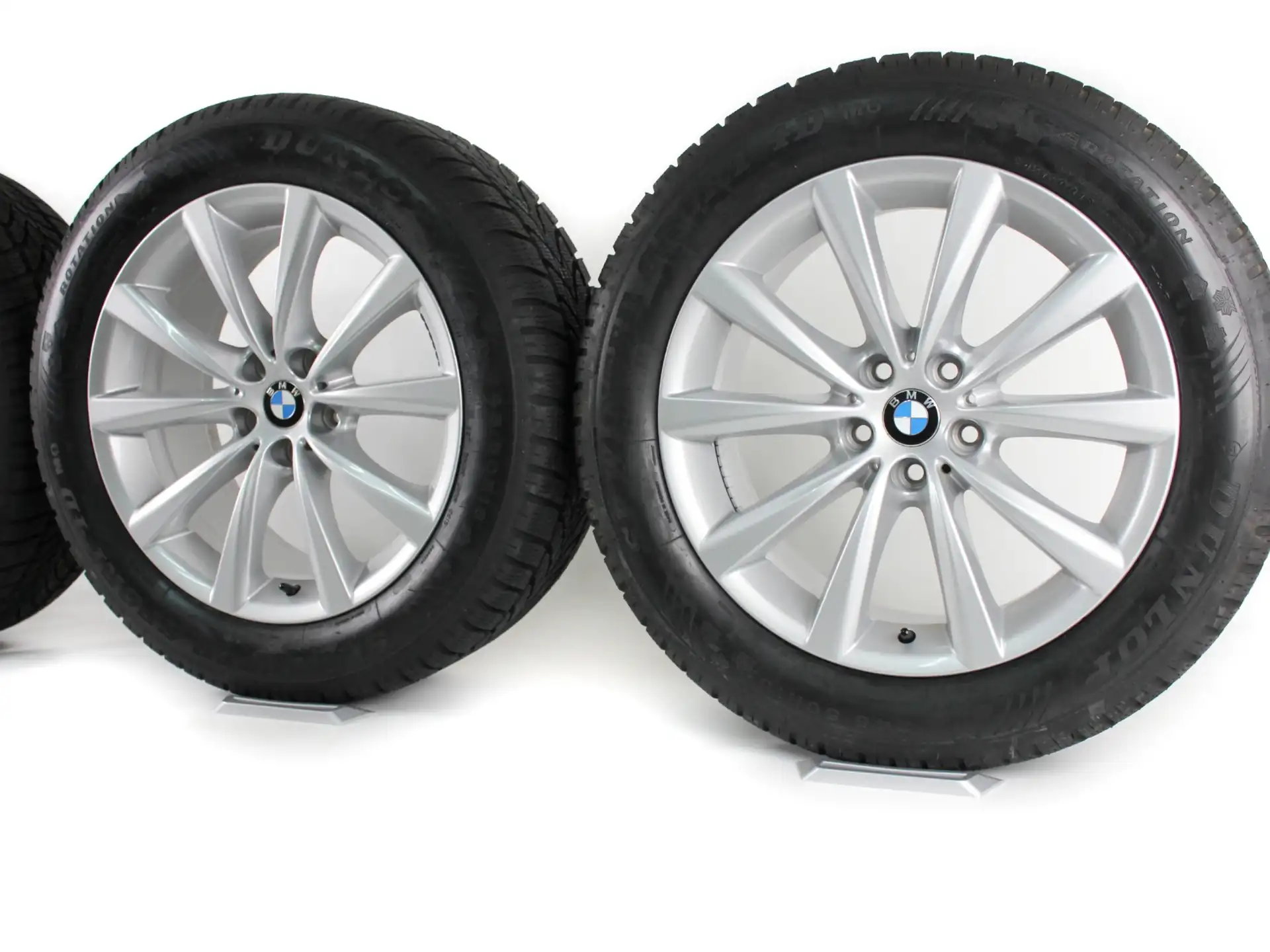 BMW Winterkompletträder Vielspeiche V-Speiche 642 reflexsilber 18 Zoll 6er G32 7er G11 G12 8er G14 G15 G16