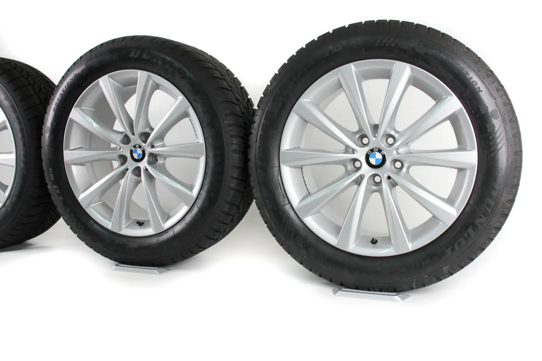 BMW Winterkompletträder Vielspeiche V-Speiche 642 reflexsilber 18