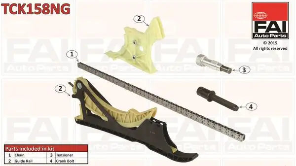FAI AUTOPARTS Steuerkettensatz IFASTCK158NG