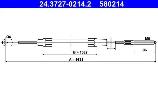 ATE Seilzug, Feststellbremse IATE24372702142