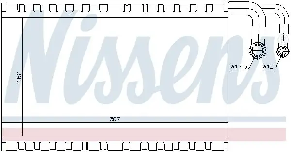 NISSENS Verdampfer, Klimaanlage INIS92235