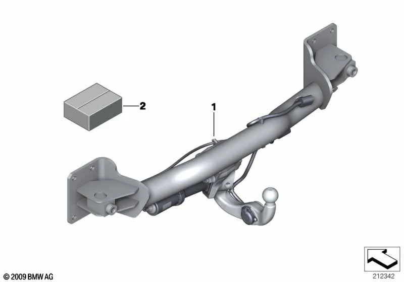 BMW Anhängerkupplung elektrisch schwenkbar X5 F15 X5M F85 X6 F16 X6M F86
