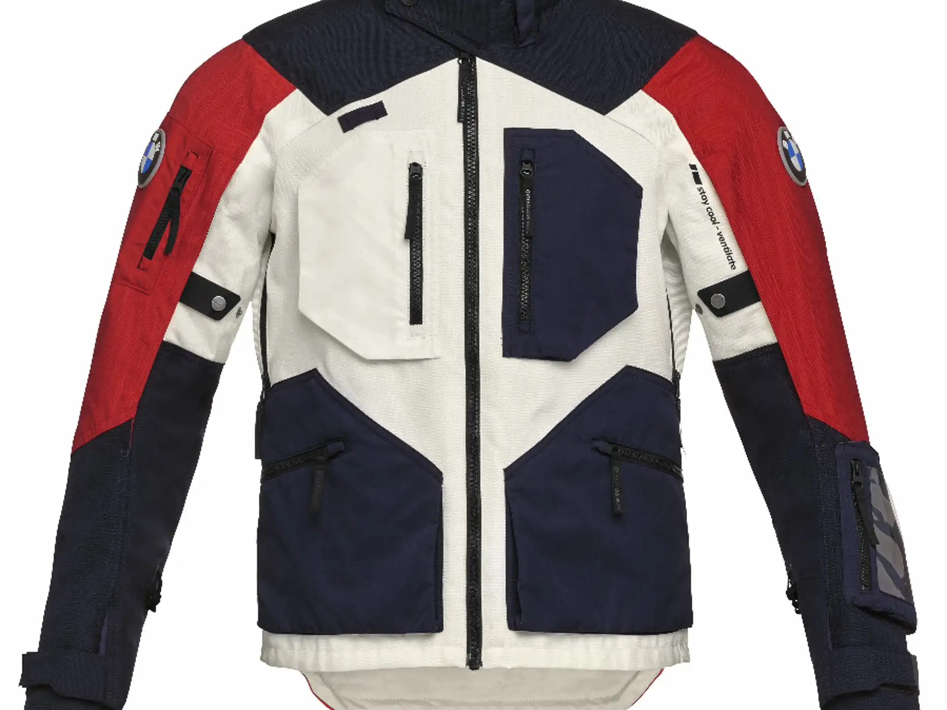 BMW Motorrad Jacke GS Rallye GTX Herren rot/weiß