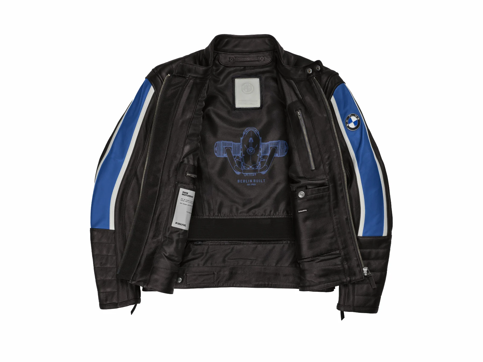 BMW Motorrad Jacke Schwabing Herren schwarz / blau