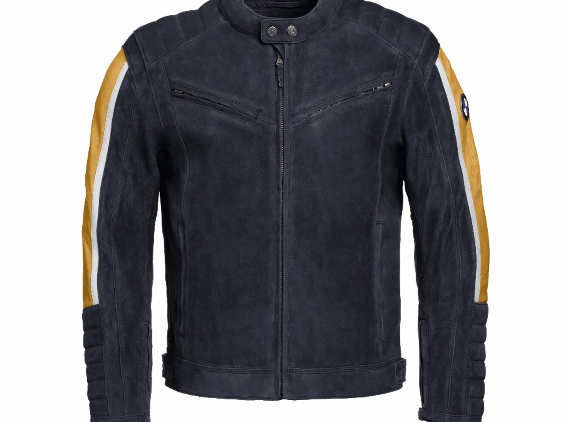 BMW Motorrad Jacke Schwabing Herren blau / gelb