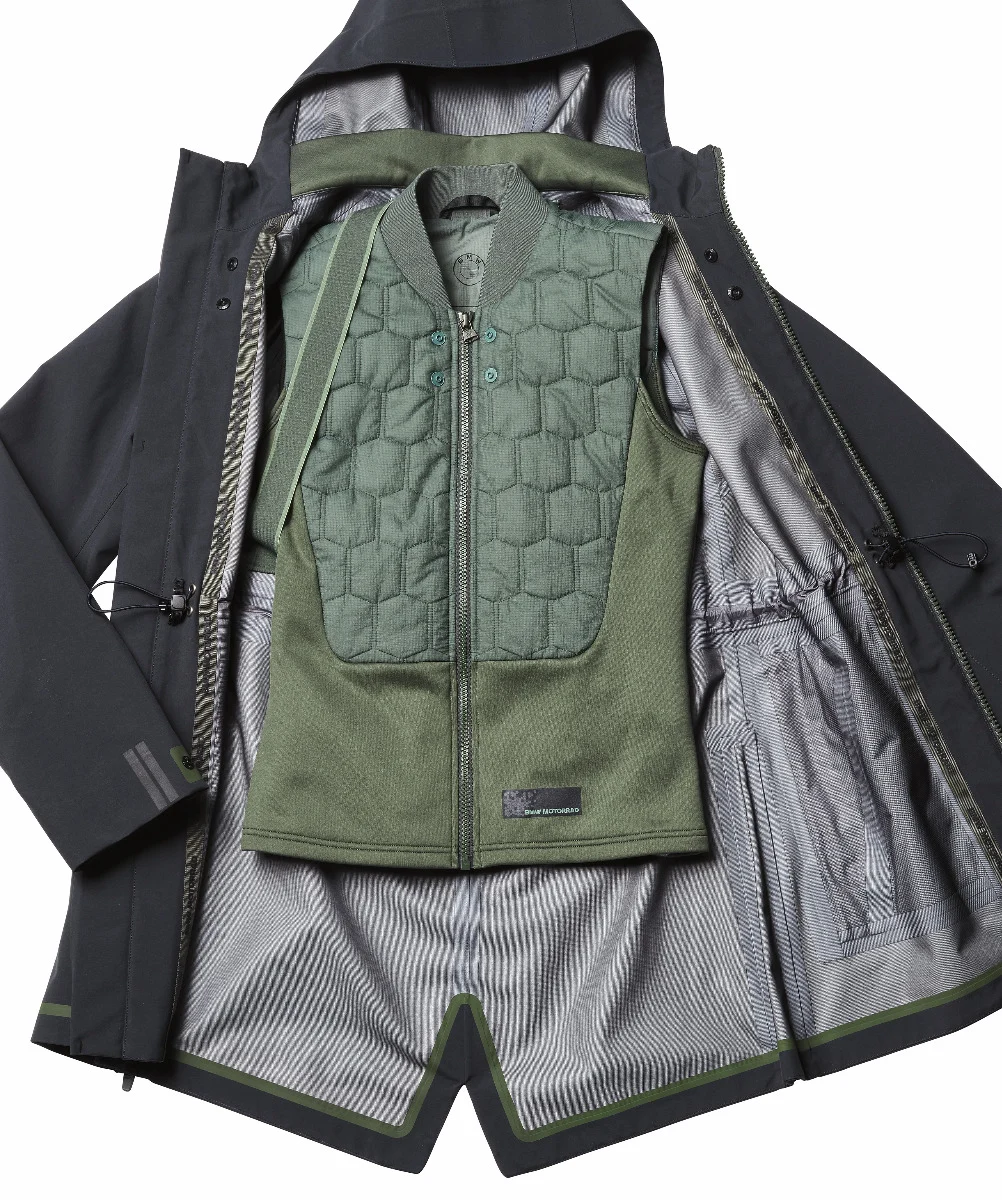 BMW Motorrad Jacke Brussels GTX Damen blaugrau