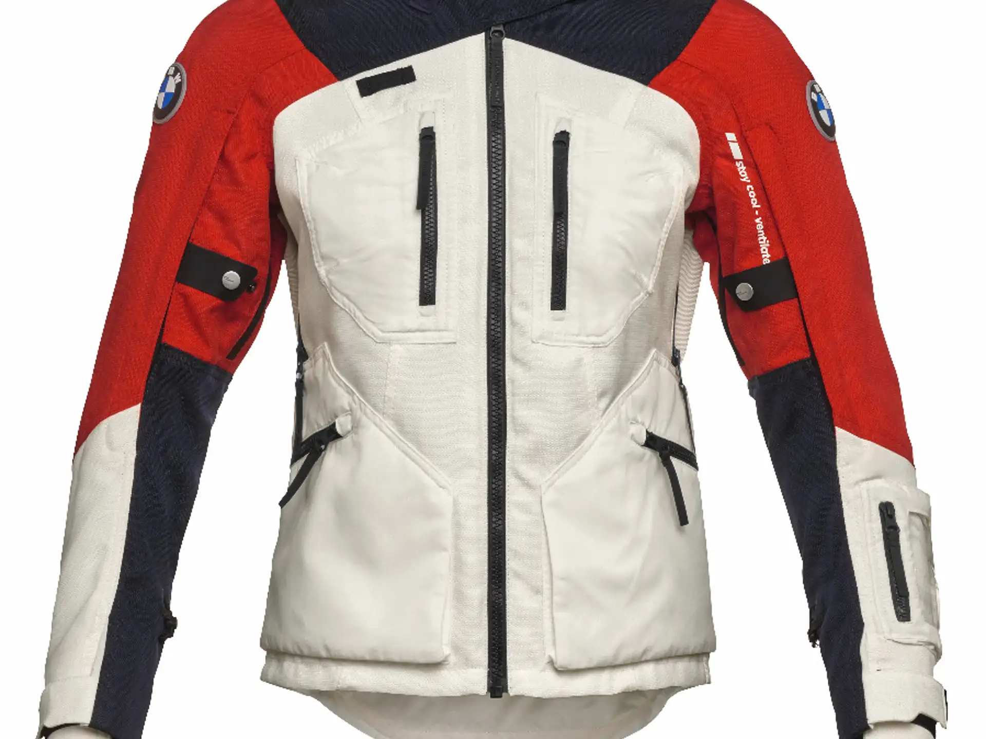 BMW Motorrad Jacke GS Rallye GTX Damen rot/weiß