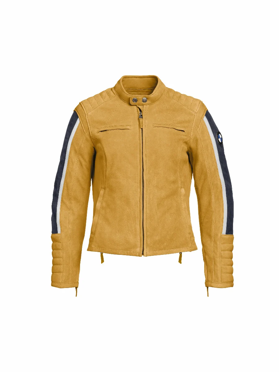 BMW Motorrad Jacke Schwabing Damen gelb / blau