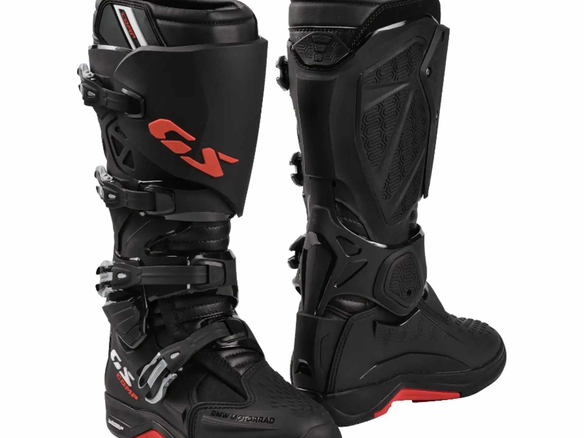 BMW Motorrad Stiefel GS Competition Herren schwarz/rot