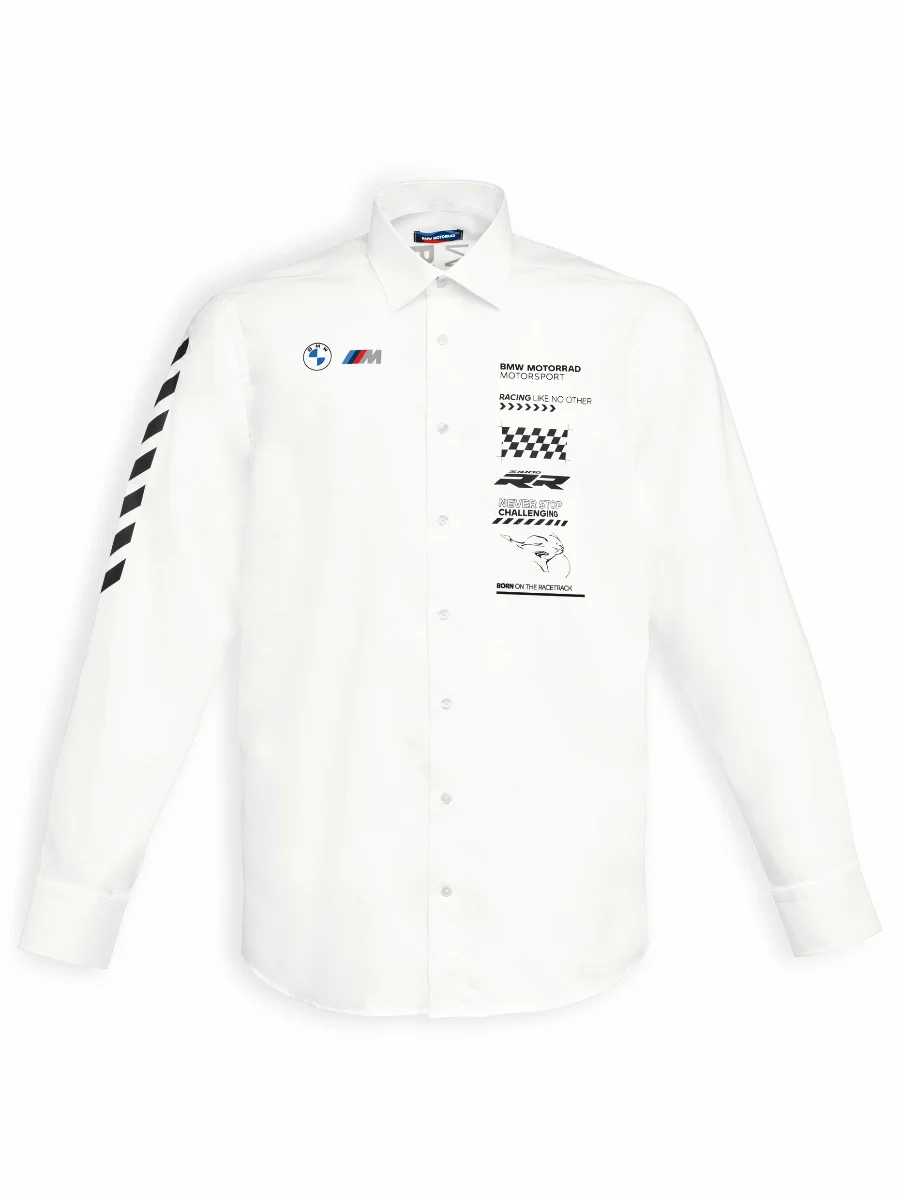 BMW Motorrad Hemd Race Team Herren weiß