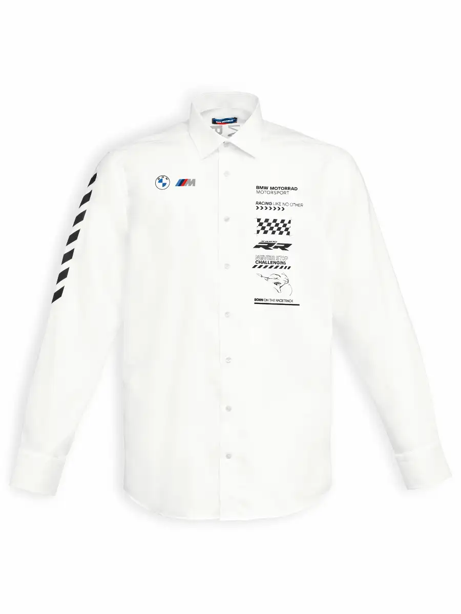 BMW Motorrad Hemd Race Team Herren weiß