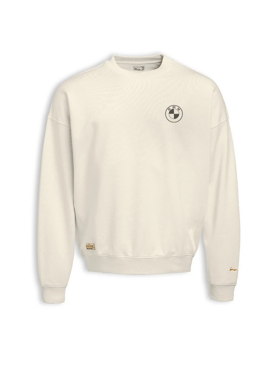 BMW Motorrad Sweatshirt Boxer Herren Offwhite
