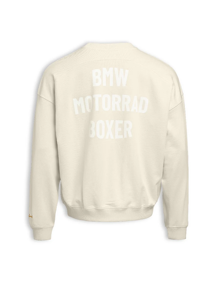 BMW Motorrad Sweatshirt Boxer Herren Offwhite