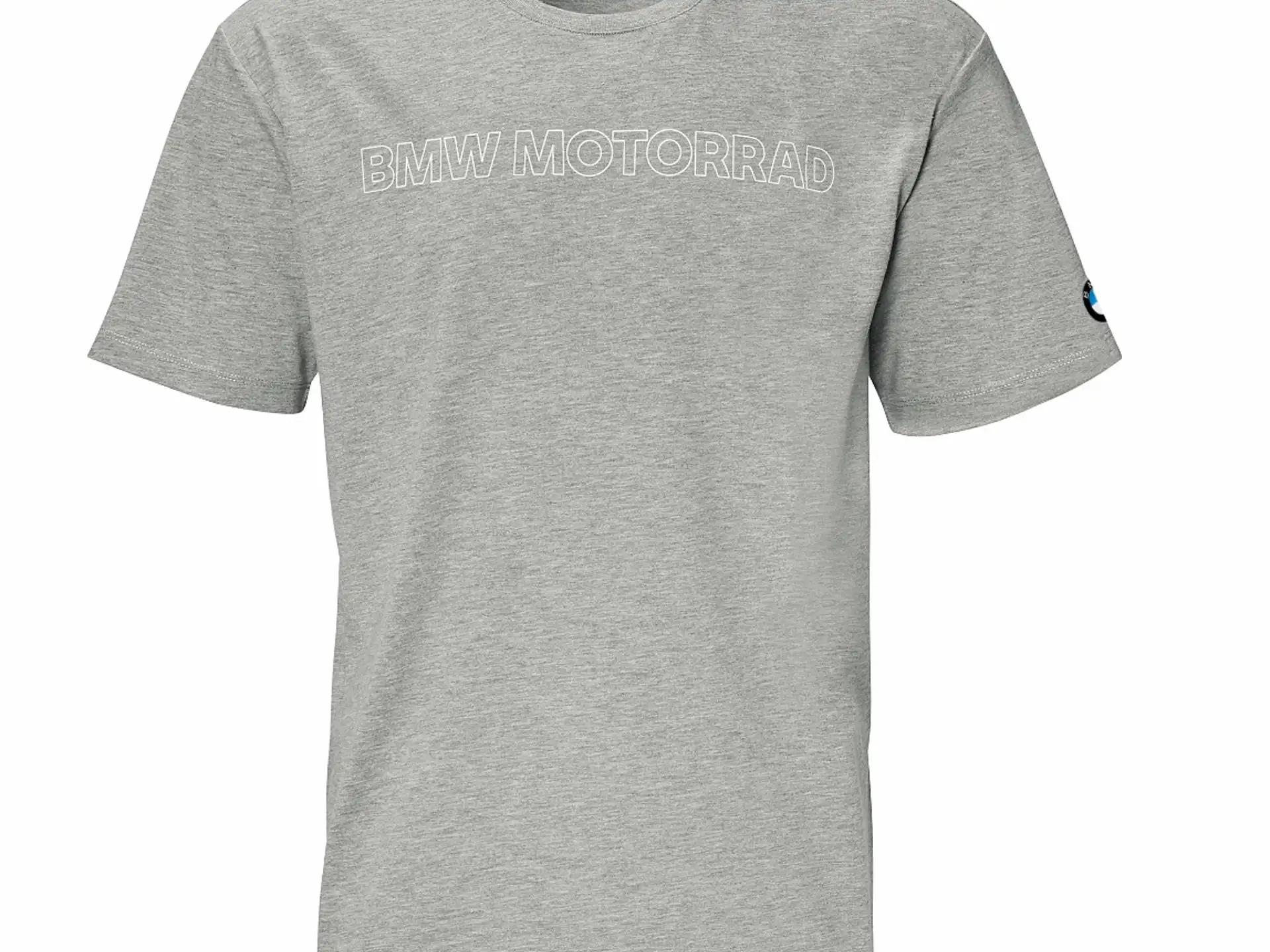 BMW Motorrad T-Shirt Motorrad Schriftzug Herren grau