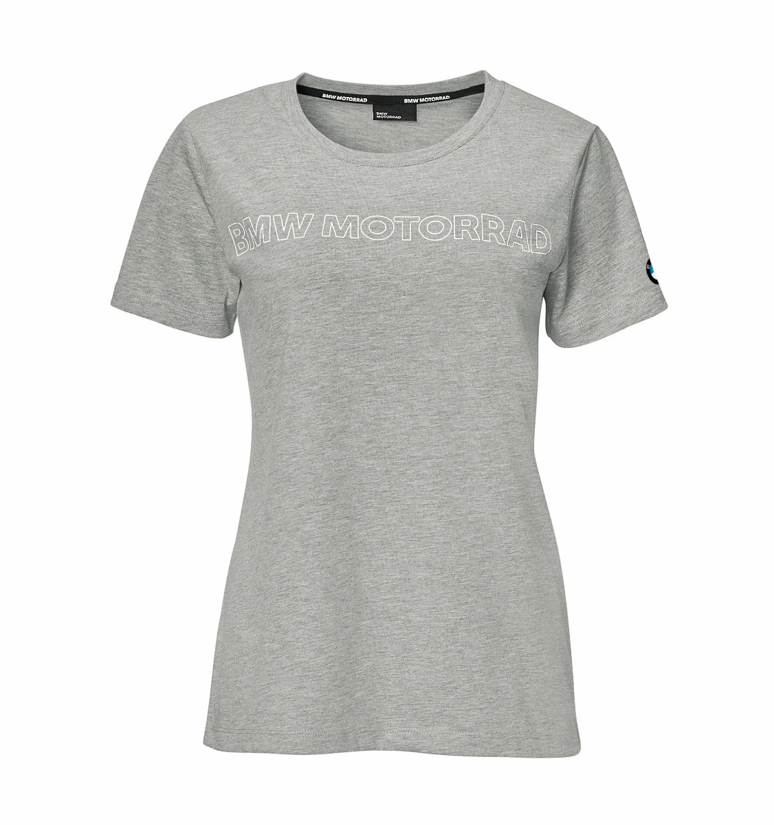 BMW Motorrad T-Shirt Motorrad Schriftzug Damen grau