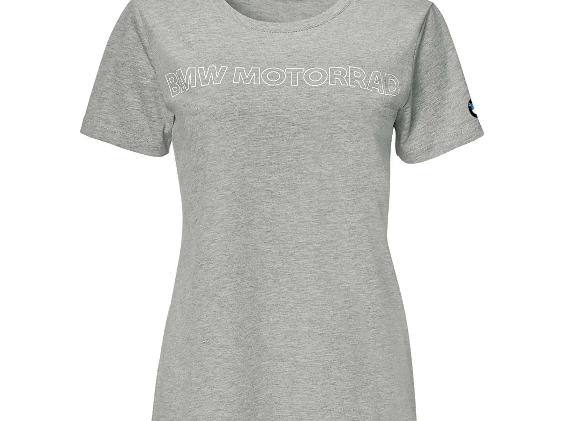 BMW Motorrad T-Shirt Motorrad Schriftzug Damen grau