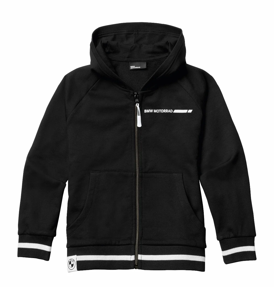 BMW Motorrad Zip-Hoodie Kinder schwarz